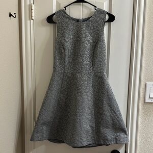Banana Republic Formal Dress in Textured Gray